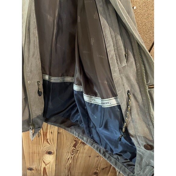 Rainforest Mens Brown Zip Up Removable Liner Down Winter Jacket Nordstrom Size L - Picture 6 of 16